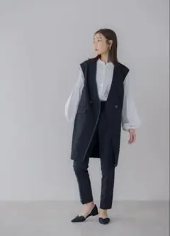 リグリーム　regleam レイヤード風ジレ