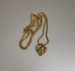 Christian Dior ハートモチーフ ネックレス