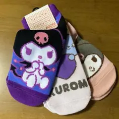 【3足組】　サンリオ　クロミ　キャラックス　靴下　ソックスのサムネイル
