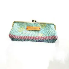 2186 がま口ポーチ　仕切り　財布　ポーチ　ラリーキルト　カンタキルト