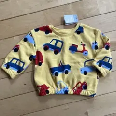 【タグ付き未使用】PRIMARK 車プリント トレーナー 80cm