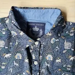 【美品】みなとのてんらんかい リバティレディースシャツ アニマル柄 ネイビー M 2026年最新】みなとのてんらんかい リバティの人気アイテム - メルカリ