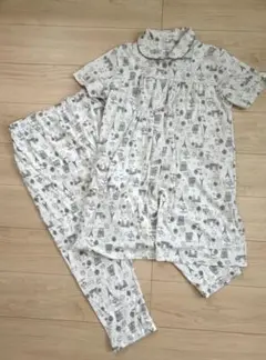 半袖マタニティパジャマセット M-L 動物柄