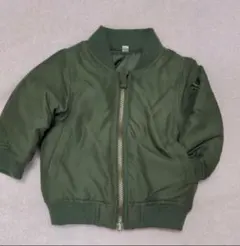 MA-1スタイルジャケット 90cm オリーブグリーン