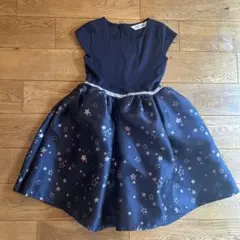 H&M キッズ ワンピース 星柄 8-10Y 134 140