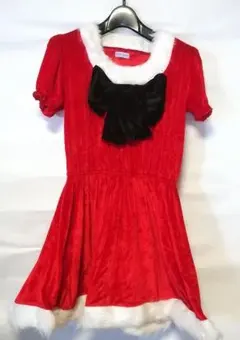 サンタクロース　コスプレ　ワンピース　サンタ　衣装　赤　Mサイズ