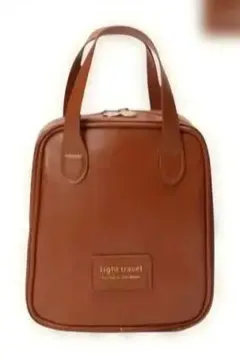 ② 大容量!! レディース メイクアップ ポーチ モカブラウン