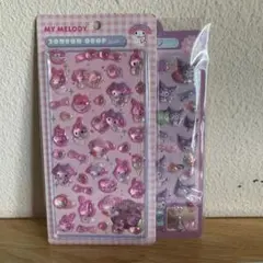 ま*み様 3D 立体感 立体ステッカー シール ぷくぷく 高品質 2 枚セット