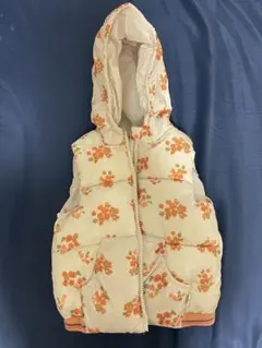 Zara BabyGirl 花柄ダウンベスト 12/18ヶ月