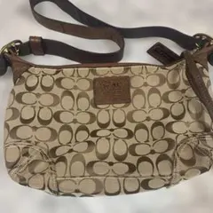 COACH ショルダーバッグ ベージュ/ブラウン