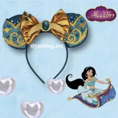 ディズニー モチーフ カチューシャ 海外 アラジン ジャスミン プリンセス