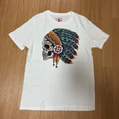 ☆メキシコ土産☆ スカル インディアンヘッド Tシャツ S