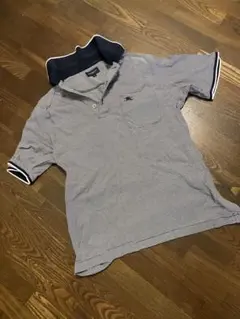 BURBERRY GOLF ポロシャツ ネイビー ボーダー Mサイズのサムネイル