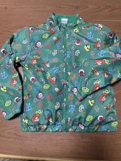 トイストーリー フリース 裏起毛 ジャケット グリーン　130