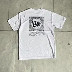 NEW ERA バックプリント　ペイズリー　テック　Tシャツ 白　Sのサムネイル