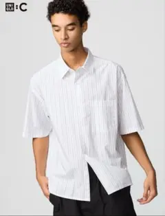 【入手困難】★完売品★ブロードオーバーサイズシャツ ユニクロC ホワイト 白