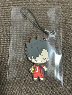 ハイキュー!! ラバーマスコット ストラップ　黒尾鉄朗 にとたん