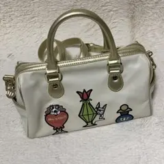 M-U SPORTS ホワイト トートバッグ 花柄刺繍 - メルカリ