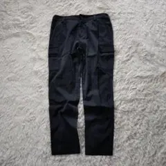 カーゴパンツ サイドポケット ブラック M 日本製
