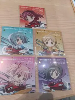 ボートレース　若松　競艇　魔法少女まどか☆マギカ　メタルステッカー　五枚