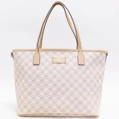 美品 kate spade ケイトスペード トートバッグ 薄ピンクベージュ系