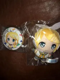 プロセカ　セガ　ラッキーくじ　鏡音リン　ぷちぬい　缶バッジ