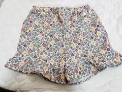 プティマイン　水陸・吸水速乾 フリルショートパンツ　花柄　120