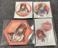 ニケ コラボカフェ 第3弾 ラピ 缶バッチ ホロ ハートアクリル