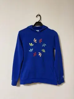 adidas Originals パーカー 【M】 メンズ ブルー トレフォイル