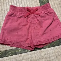 ピンク ショートパンツ ハーフパンツ 半ズボン 西松屋 90cm