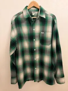 名作USA製CalTopオンブレチェック柄フランネル長袖シャツ/2000西海岸