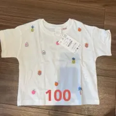 ZARA 半袖Tシャツ　フルーツ　ヤシノミ　夏　100 ３歳のサムネイル