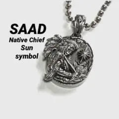 サード SAAD ネイティブ サンシンボル 太陽神 316L SUS ペンダントのサムネイル