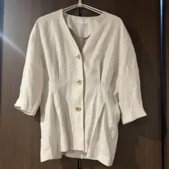 BEAUTY&YOUTH アイボリー 五分袖シャツ M