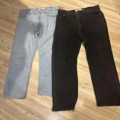 Levi's 505 セット ブルーW38L30 ブラックデニムW42 L30
