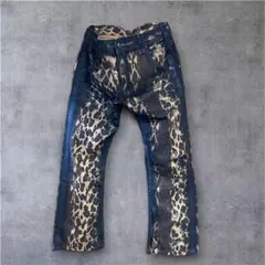 Roen レオパード柄 デニム　size 34のサムネイル