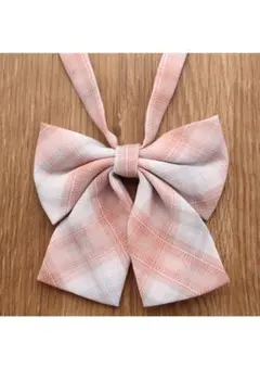 送料無料LB2-47 チェック柄 学生服用リボン リボンネクタイ サイズ調節可能