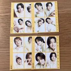 Aぇ！group 月刊TVfan 2月号　ハッピー4カット　切り抜きセット