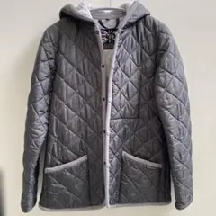 LAVENHAM ラベンハム 裏ボア フード付キルティングジャケット 38 美品