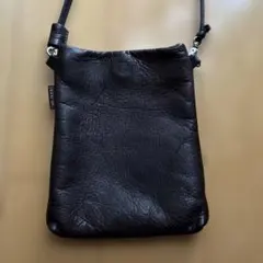 MR. OLIVE ダークブラウン　レザー ショルダーバッグのサムネイル