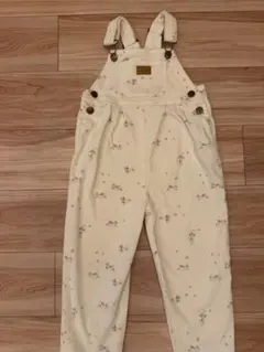 JAMIE KAY 花柄オーバーオール アイボリー