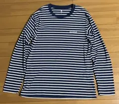 mont-bell モンベル ボーダーT Mサイズ 白 ネイビー