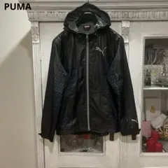 puma プーマ ウインドブレーカー ジャケット S ブラック テニスウェア