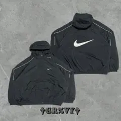 激レア 古着 90s 銀タグ NIKE ナイキ ナイロンジャケット 短丈