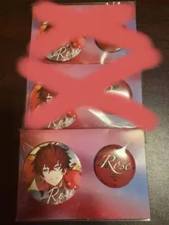 めておら　ロゼ　缶バッジ