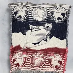 BOZI アニマル ラグ 古着 コカコーラ Coca cola カンパニー ロゴ