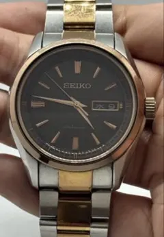SEIKO 腕時計 自動巻き コンビ プレザージュ SARY056 自動巻き - メルカリ