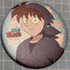 忍たま乱太郎 土井半助 土井先生　和紙缶バッジ　75mm