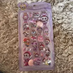 ラブブ labubu 3Dお尻ぷくぷくシール