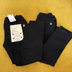 coen ブラック 長ズボン 120 ２枚